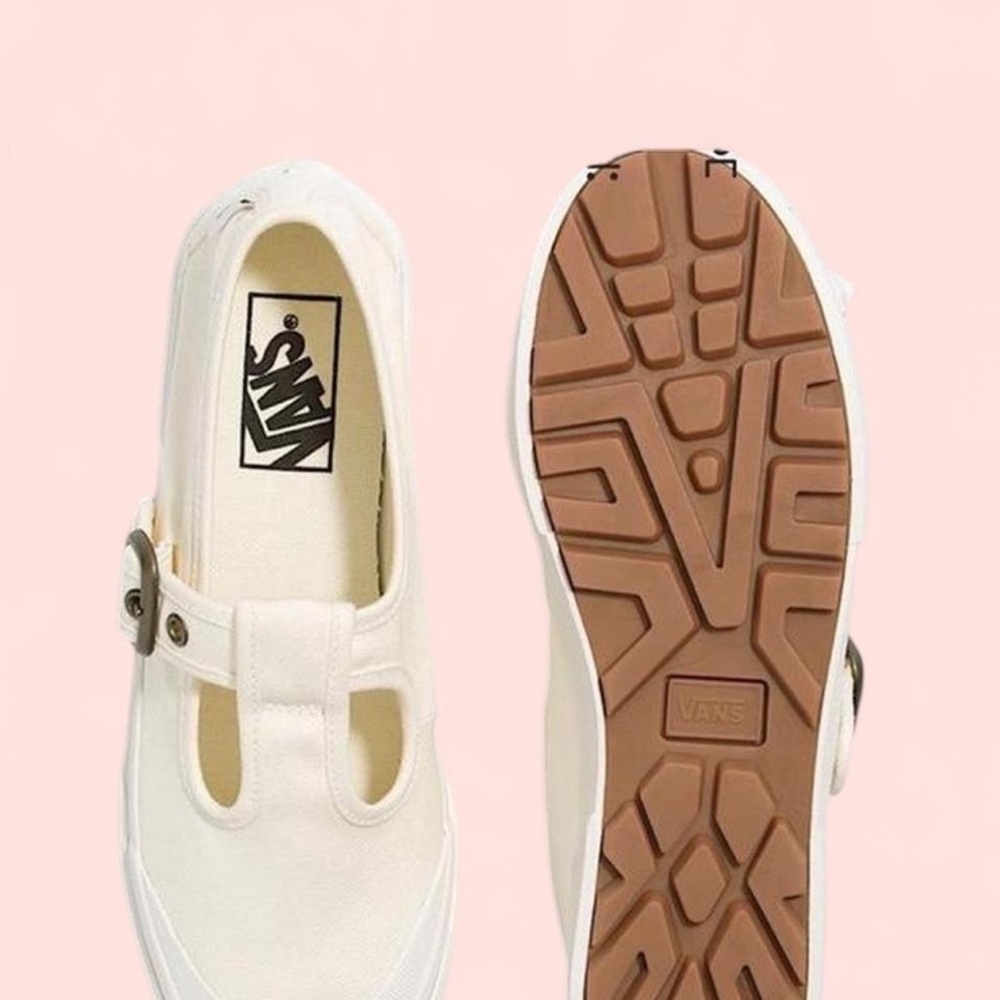 Vans Mary Jane Style 93 Beige Canvas Slip-On - Picture 4 of 4
